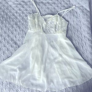 White intimate onesie